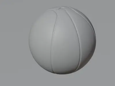 Basketball ball Low-poly 3D model order