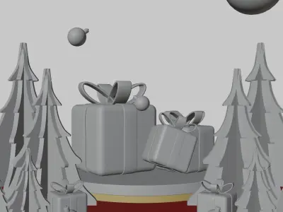 merry christmast 3D model