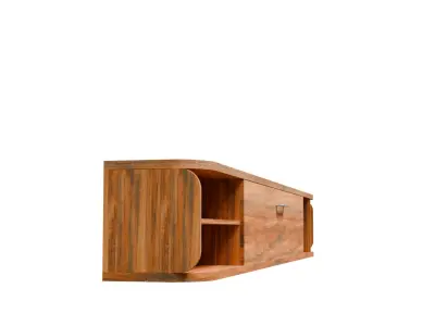 Floating Tv shelf 4 3D model