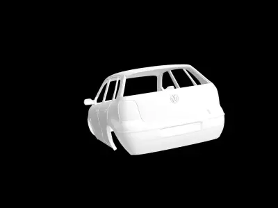 Volkswagen Polo MK4 3D print model