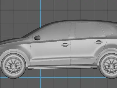 CAR  POLO GT 3D model