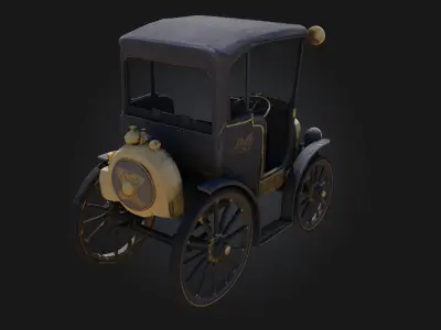 Vintage Elegance  A Glimpse into Timeless Refinement 3D model
