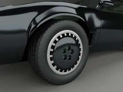 knight rider  kitt  3D model