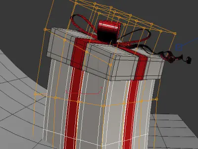 Gift box Low-poly 3D model