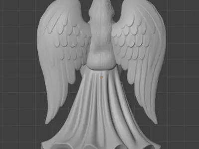 Christmas angel decoration 3D print model