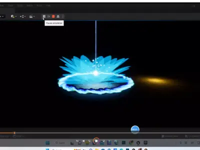 Unreal engine 5 particles flower FX animation Low-poly 3D model