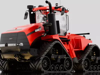 Case IH Quadtrac Tractor Ultra High Detail  Premium Low-poly 3D model