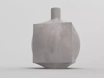 Nua Vase Low-poly 3D model