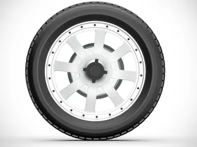 Wheel v10 3D model