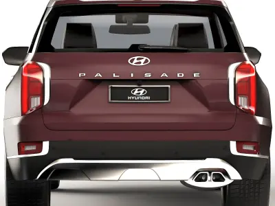 Hyundai Palisade 2018 3D model