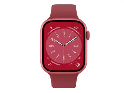 Apple Watch Series 8 Red  3D model