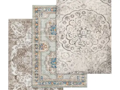 Rug Set 1402 3D model