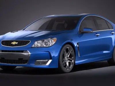 Chevrolet SS CG 2016 VRAY 3D model