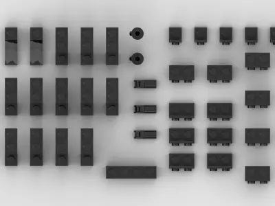 TwindBricks3D - 76328 Batman The Classic TV Series Batmobile-HV 3D print model