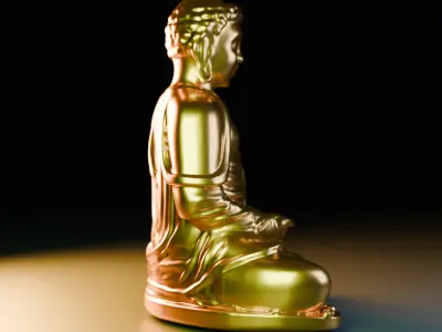 Buda statue 3D model