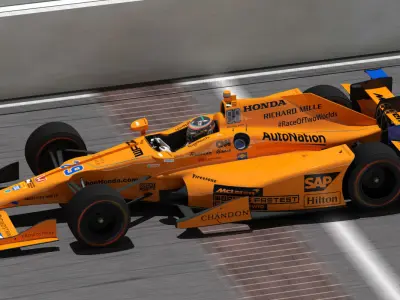 Indycar Alonso 2017 3D model