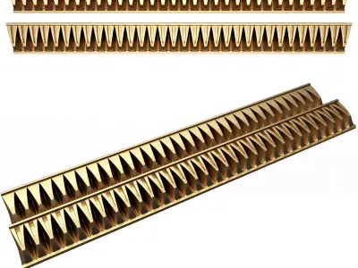 Ornament Element Molding 014 Low-poly 3D model