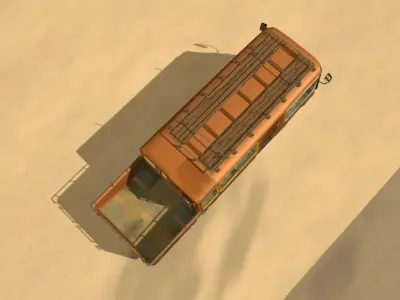 special engineering truck  maya model 3D model