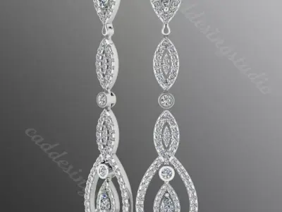 Earrings kt1 3D print model