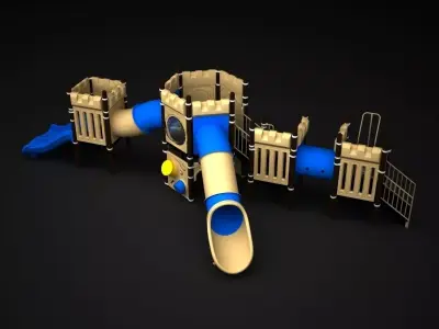 Outdoor Castle 3D model