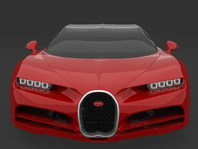 Buggati  Chiron 3D model