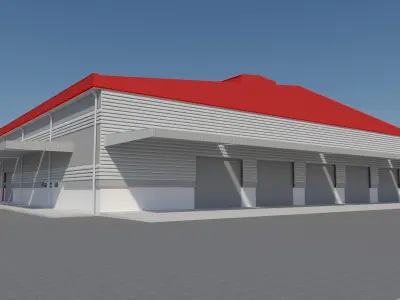 Factory layout -06 3D model