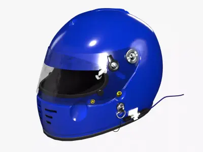 Arai GP-3 Racing Helmet 3D model