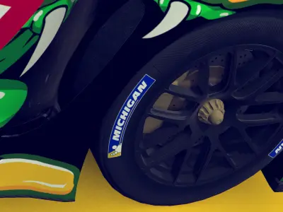 Cartoon Car GTAM 3D model