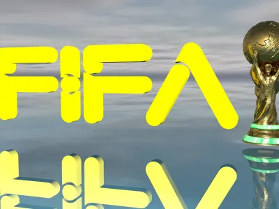 fifa world cup trophy 3D model