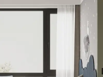 room Modern tatami boy 3D model