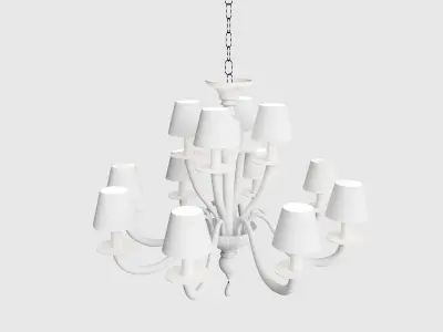 Raphael Disc Chandelier 3d model 3D model