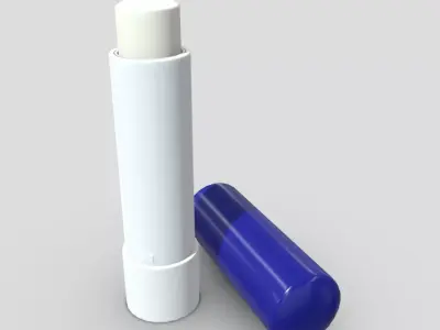 Lip Balm  Low-poly 3D model