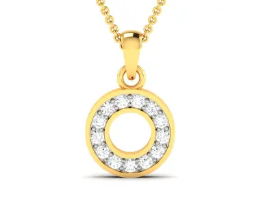 Solitaire Women Pendants  3D print model