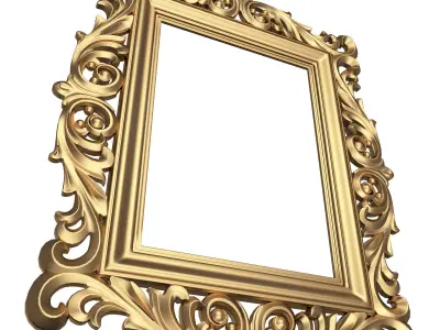Classic Frame 03 Low-poly 3D model
