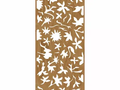 Decorative panel STL 3D model 3