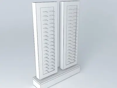 Exhibitor for glasses Free 3D model
