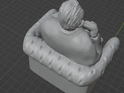 Alexander Graham Bell Statue 3D print model