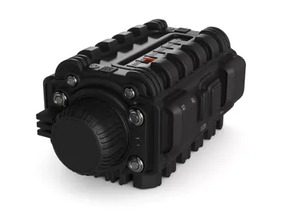 FM modulator 3D model