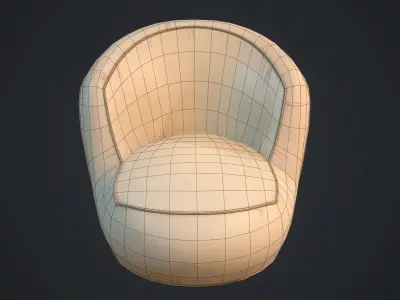 Bean bag chair BPR 3D model