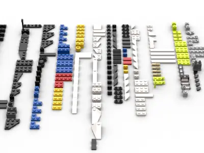 TwindBricks3D - 76900 Koenigsegg Jesko 3D print model