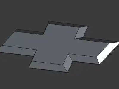 Chevrolet Epica Front Emblem Free 3D print model