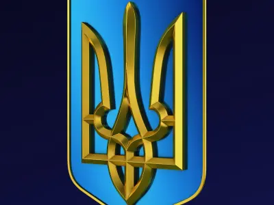 Ukraine State Emblem M 3 3D model