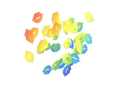 Many Kisses Mark v1 010 3D model