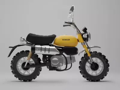 Honda Monkey - Motorcycle Vehicle 3D model