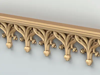 Molding 053 Gothic 3D model