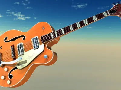 Gretsch 6120 W 3D model