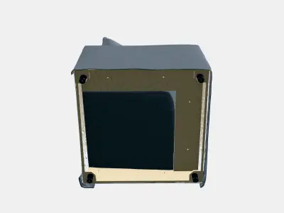 GRONLID Cover for corner section 5 Low-poly 3D model