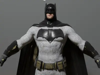Ben Affleck Batman 3D model