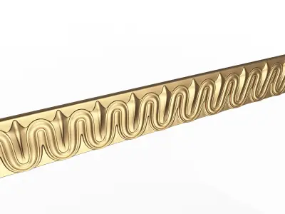 Ornament Element Molding 09 Low-poly 3D model
