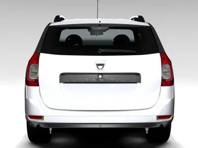 Dacia Logan MCV Fiskal 2016 3D model